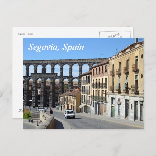 Segovia, Spanien Postkarte (Vorne/Hinten)