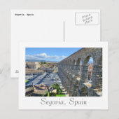 Segovia, Spanien Postkarte (Vorne/Hinten)