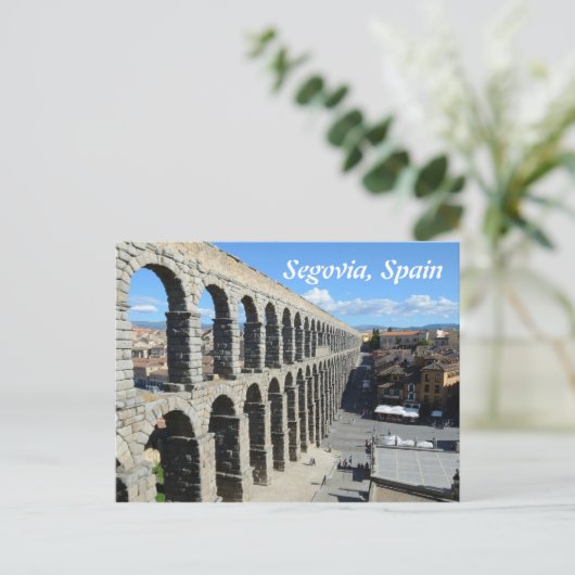 Segovia, Spanien Postkarte (Stehend Vorderseite)