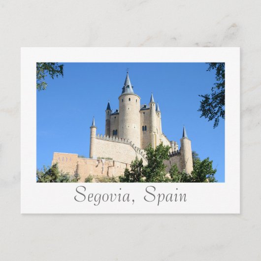 Segovia, Spanien Postkarte (Vorderseite)