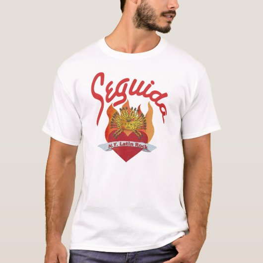 Seguida brennender Herz-T - Shirt (Vorderseite)
