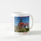 Seguin Insel-Licht, Maine Kaffeetasse (VorderseiteRechts)