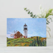 Seguin Island Leuchtturm Dankeskarte (Stehend Vorderseite)