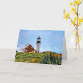 Seguin Island Leuchtturm Karte (Gelbe Blume)