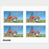 Seguin Island Leuchtturm, Maine Stickers (Blatt)