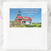 Seguin Island Leuchtturm, Maine Stickers (Tasche)