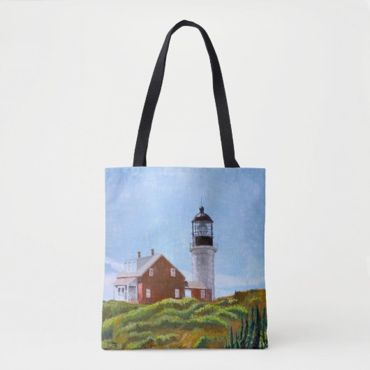 Seguin Island Leuchtturm Tasche (Vorderseite)