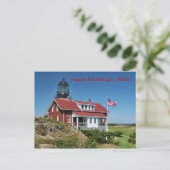 Seguin Island Light, Maine Postcard Postkarte (Stehend Vorderseite)