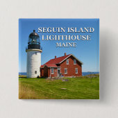 Seguin Island Lighthouse, Maine Button (Vorderseite)