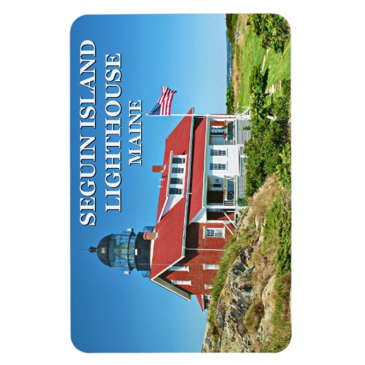 Seguin Island Lighthouse, Maine Flexi Magnet (Vertikal)