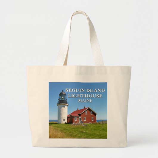 Seguin Island Lighthouse, Maine Jumbo Tote Bag Jumbo Stoffbeutel (Vorne)