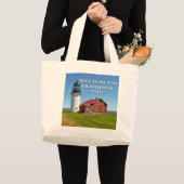 Seguin Island Lighthouse, Maine Jumbo Tote Bag Stoffbeutel (Vorderseite (Produkt))