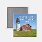 Seguin Island Lighthouse, Maine Magnet (Vorderseite/Rückseite)