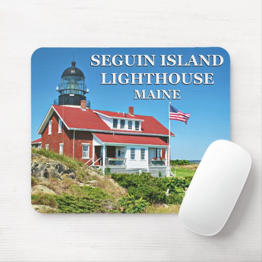 Seguin Island Lighthouse, Maine Mousepad (Mit Mouse)