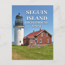 Seguin Island Lighthouse, Maine Postcard Postkarte