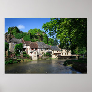 Segur-Le-Chateau in Frankreich-Plakat Poster
