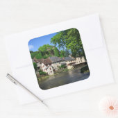 Segur-le-Chateau in Frankreich Quadratischer Aufkleber (Umschlag)