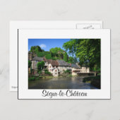 Segur-le-Chateau in Frankreich - weiße Postkarte (Vorne/Hinten)