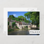 Segur-le-Chateau in Frankreich - weiße Postkarte (Vorne/Hinten)