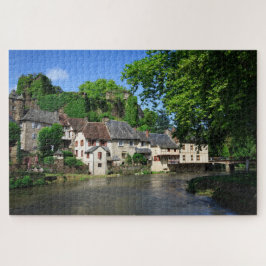Segur-Le-Chateau traditionelles Dorf in Frankreich Puzzle