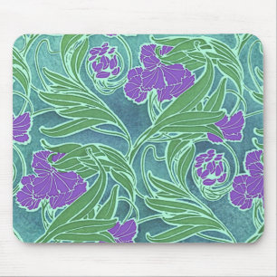 Seguys Vintages Design für Lila Blume Mousepad