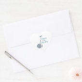 Segway Herz-Aufkleber (Umschlag)