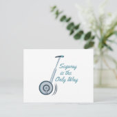 Segway Postkarte (Stehend Vorderseite)