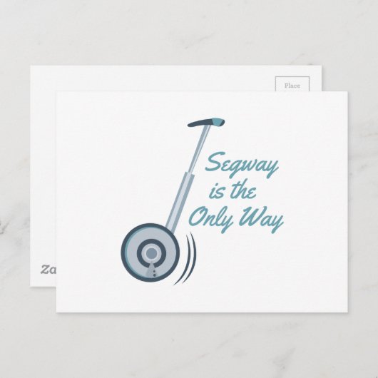 Segway Postkarte (Vorne/Hinten)