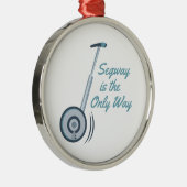 Segway Silbernes Ornament (Rechts)