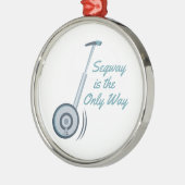 Segway Silbernes Ornament (Links)