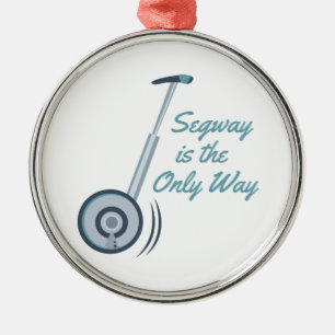 Segway Silbernes Ornament