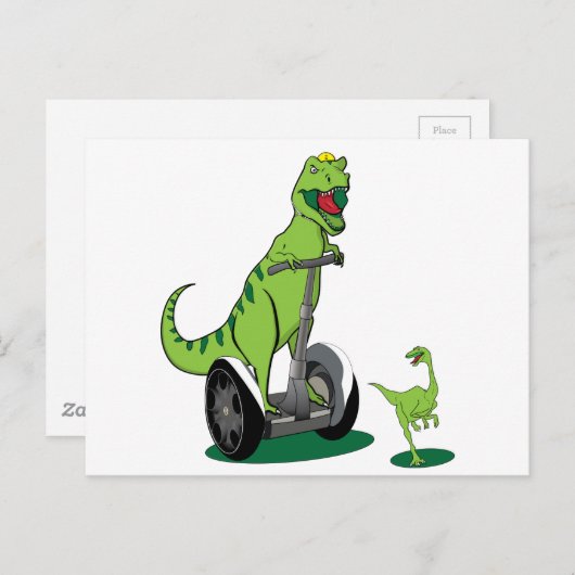Segwayasaurus Postkarte (Vorne/Hinten)