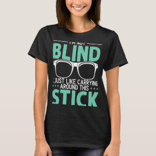 Sehbehinderte Braille Visuelles Blindes Bewusstsei T-Shirt