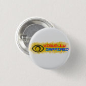 Sehbehinderte Symbolgestaltung Button (Vorne & Hinten)