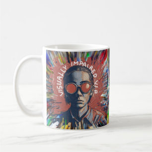 Sehbehinderte VIP-Tasse Sehverlust blind Kaffeetasse