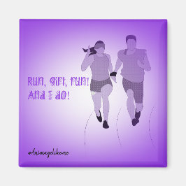 Sehbehindertes Runner Magnet