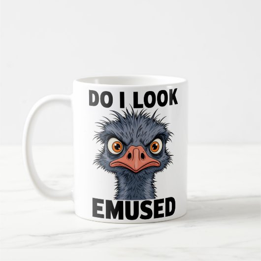 sehe ich amüsiert aus kaffeetasse (Links)