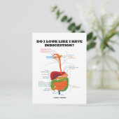 Sehe ich aus, als hätte ich Staub? (medizinisch) Postkarte (Stehend Vorderseite)