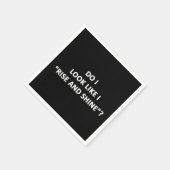Sehe ich aus, als ob ich aufstehe und schwinde? serviette (Ecke)