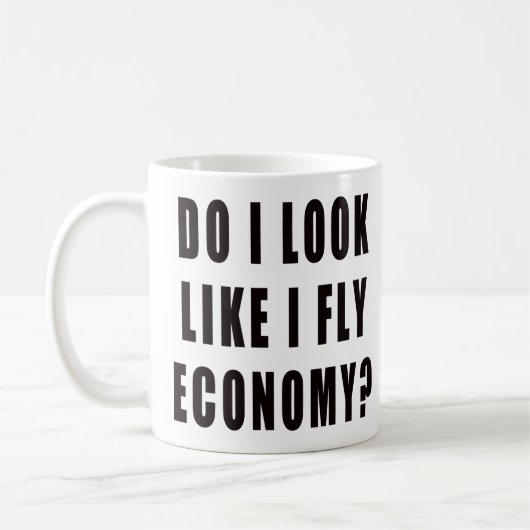 Sehe ich aus, als ob ich eine Fliegenwirtschaft hä Kaffeetasse (Links)
