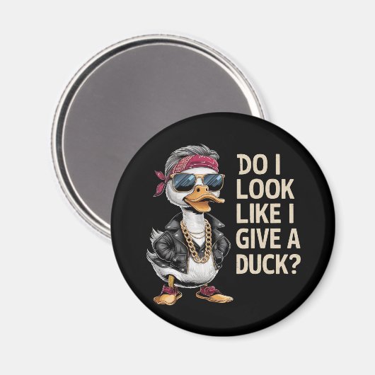 Sehe ich aus wie eine Ente(1) Magnet (Vorderseite/Rückseite)