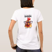 Sehe ich dir wie ein Morgenmensch aus? T-Shirt (Rückseite)