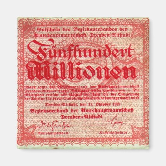 Sehe ich so aus, als wäre ich aus Geld? Magnet (Vorne)