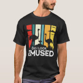 Sehe ich verwirrt aus - Funny Emu Bird T-Shirt (Vorderseite)