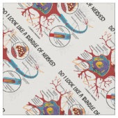 Sehe ich wie ein Bündel Nerven aus? Neuron Synapse Stoff (Nahaufnahme)