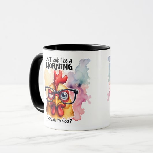 Sehe ich wie ein Morgenmensch aus Tasse (Vorderseite Links)