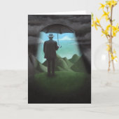 Sehen der hellen inspirierend Grußkarte Karte (Gelbe Blume)