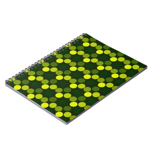 Sehen Dots Lemon Limon Spiral Notebook Notizblock (Linke Seite)
