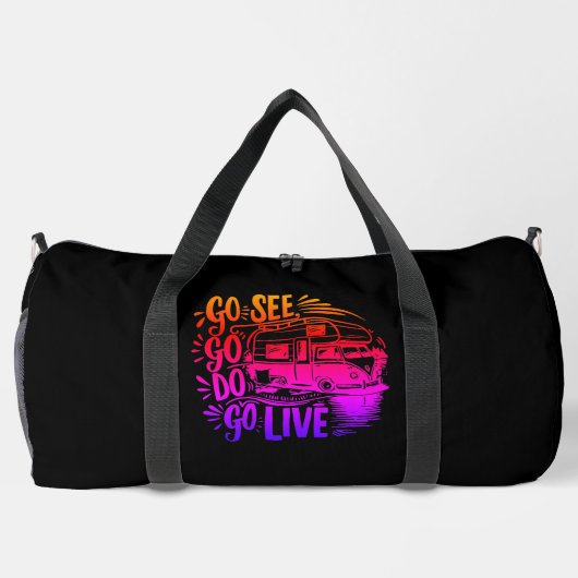 Sehen, Go Do, Go Live Adventure Duffle Bag (Rückseite)