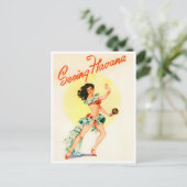 Sehen Havanna Vintage Reise Postkarte (Stehend Vorderseite)